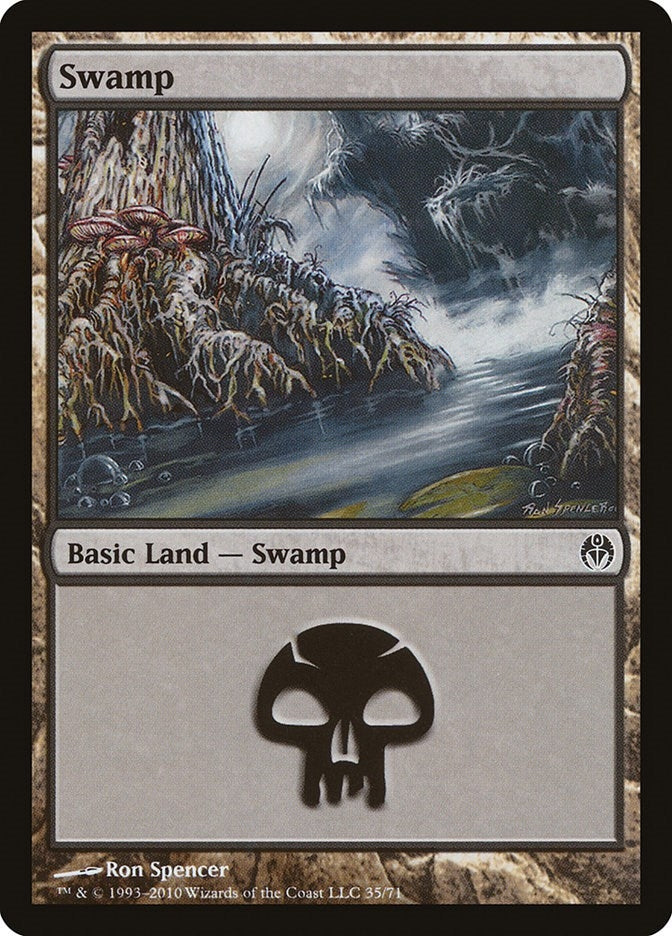 Image for Swamp (35) (Duel Decks: Phyrexia vs. the Coalition) (35) - Magic: The Gathering