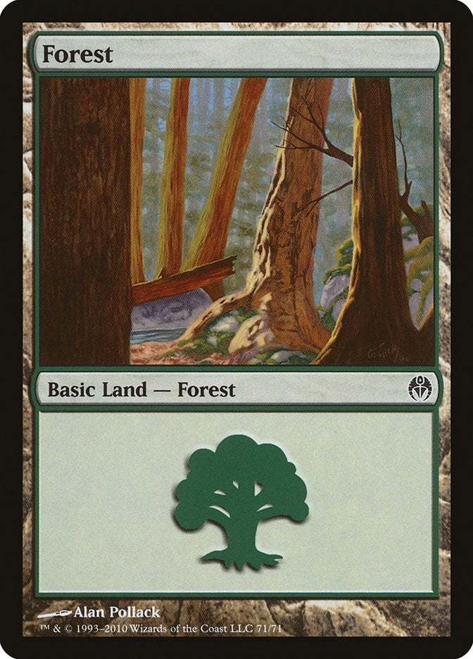 Image for Forest (71) (Duel Decks: Phyrexia vs. the Coalition) (71) - Magic: The Gathering