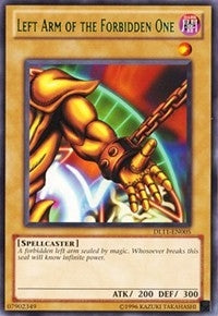 Image for Left Arm of the Forbidden One (Green) (Duelist League Promo) (DL11-EN005) - YuGiOh