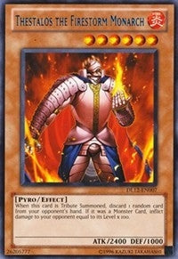 Image for Thestalos the Firestorm Monarch (Blue) (Duelist League Promo) (DL12-EN007) - YuGiOh