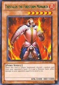 Image for Thestalos the Firestorm Monarch (Green) (Duelist League Promo) (DL12-EN007) - YuGiOh