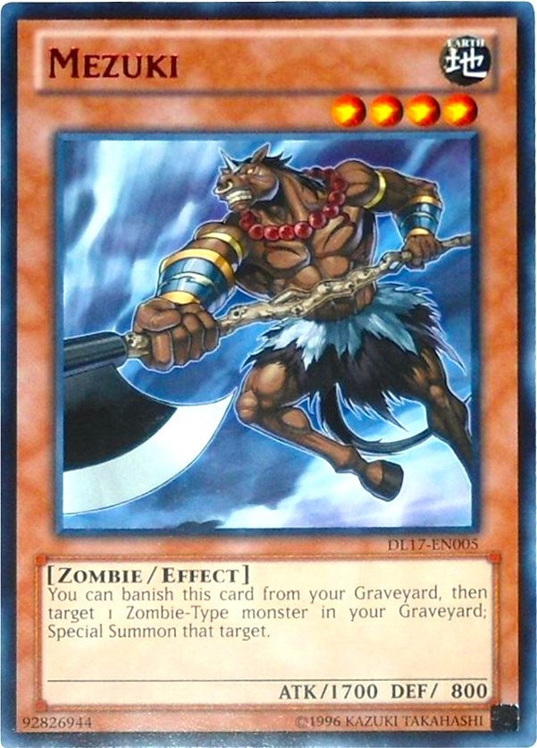Image for Mezuki (Red) (Duelist League Promo) (DL17-EN005) - YuGiOh