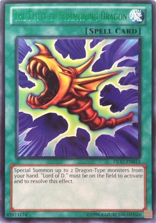 Image for The Flute of Summoning Dragon (Green) (Duelist League Promo) (DL17-EN013) - YuGiOh