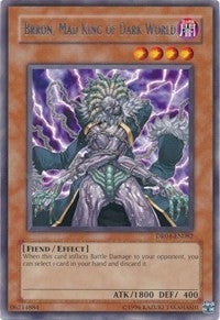 Image for Brron, Mad King of Dark World (Dark Revelation Volume 4) (DR04-EN082) - YuGiOh