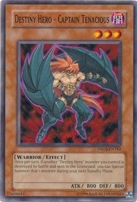 Image for Destiny Hero - Captain Tenacious (Dark Revelation Volume 4) (DR04-EN182) - YuGiOh