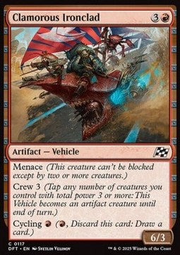 Clamorous Ironclad - Aetherdrift (Common) [DFT-117]