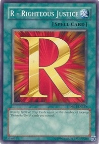 Image for R - Righteous Justice (Dark Revelation Volume 4) (DR04-EN220) - YuGiOh