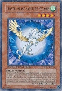 Image for Crystal Beast Sapphire Pegasus (Duel Terminal - Preview) (DTP1-EN028) - YuGiOh