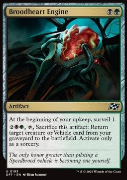 Broodheart Engine - Aetherdrift (Uncommon) [DFT-193]