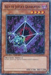 Image for Ally of Justice Quarantine (Duel Terminal 3) (DT03-EN079) - YuGiOh