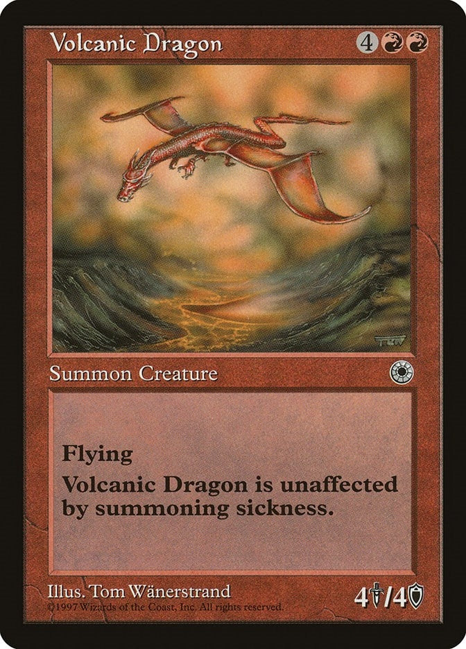 Image for Volcanic Dragon (Portal) - Magic: The Gathering