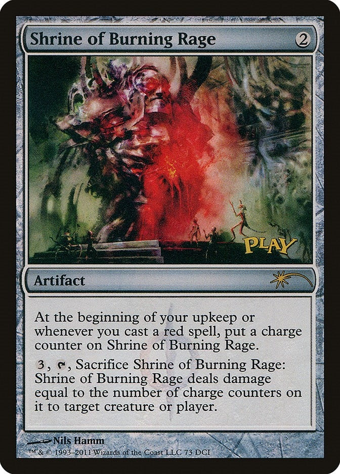 Image for Shrine of Burning Rage (WPN & Gateway Promos) (73) - Magic: The Gathering
