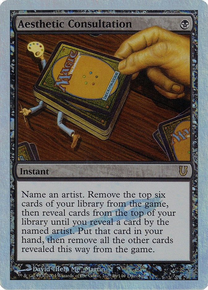 Image for Aesthetic Consultation (Alternate Foil) (Unhinged) (48) - Magic: The Gathering