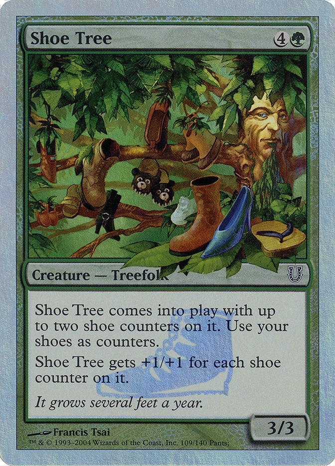 Image for Shoe Tree (Alternate Foil) (Unhinged) (109) - Magic: The Gathering