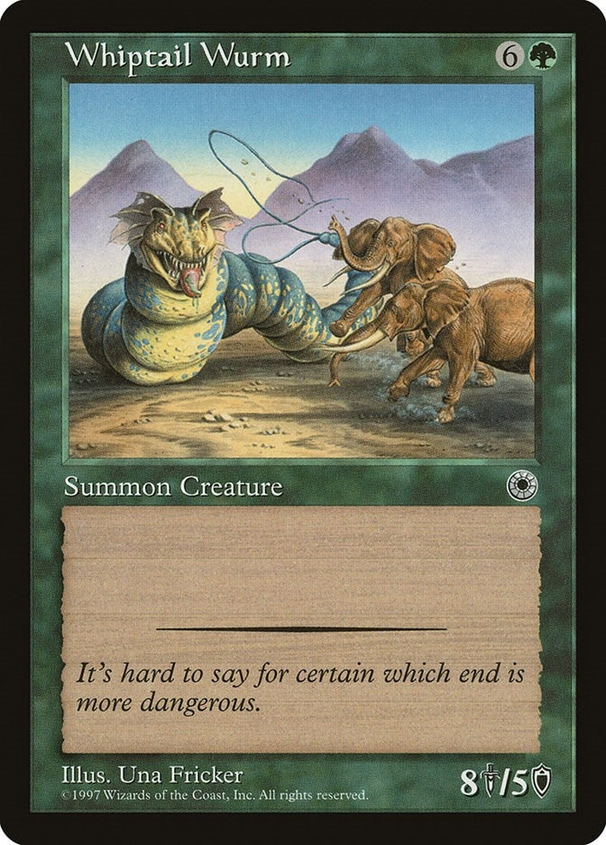 Image for Whiptail Wurm (Portal) - Magic: The Gathering