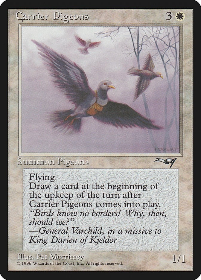 Image for Carrier Pigeons (Alliances) (126) - Magic: The Gathering