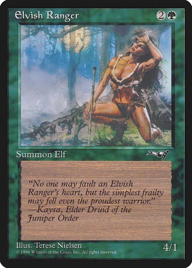 Image for Elvish Ranger (Female) (Alliances) (68) - Magic: The Gathering