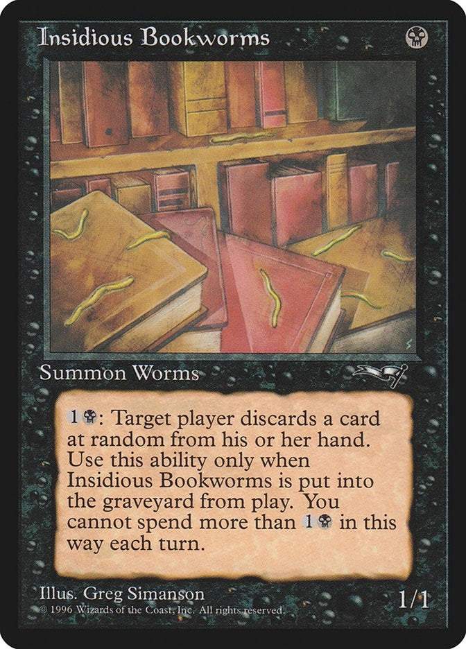 Image for Insidious Bookworms (Alliances) (13) - Magic: The Gathering