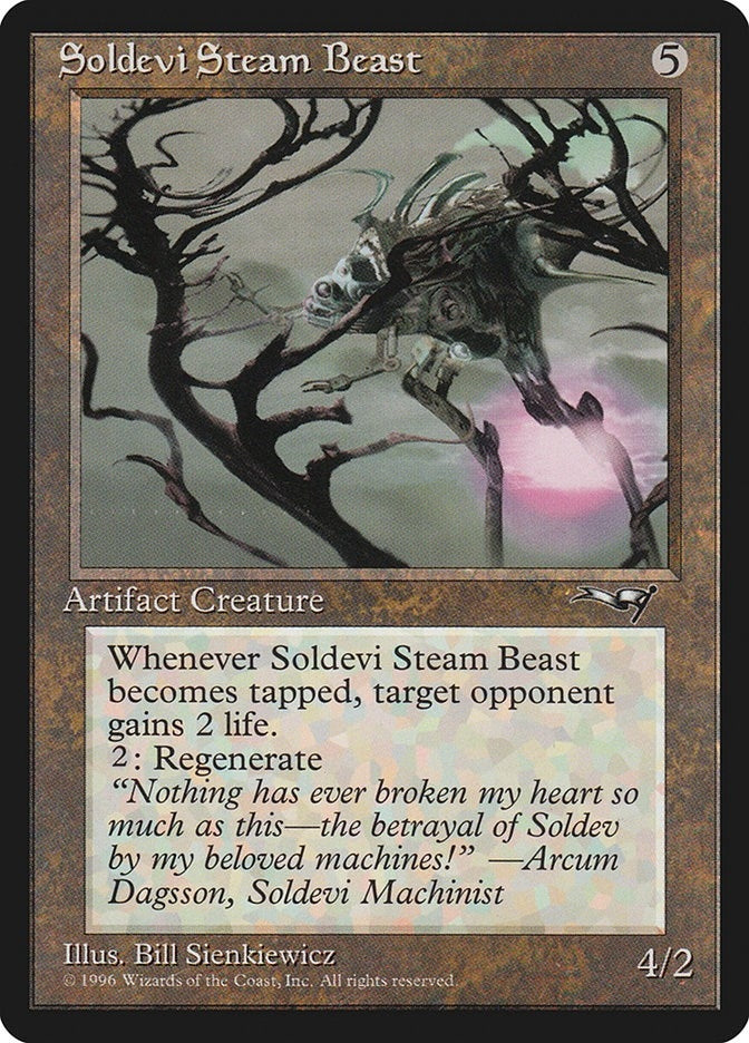 Image for Soldevi Steam Beast (Purple Sun) (Alliances) (178) - Magic: The Gathering