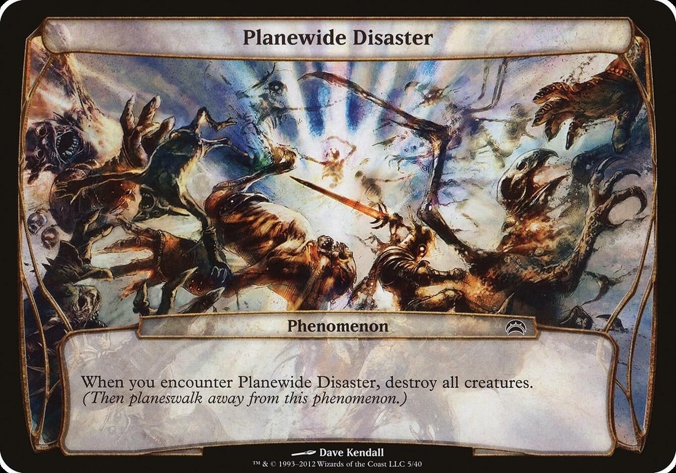 Image for Planewide Disaster (Planechase 2012) (Oversize Cards) (5) - Magic: The Gathering