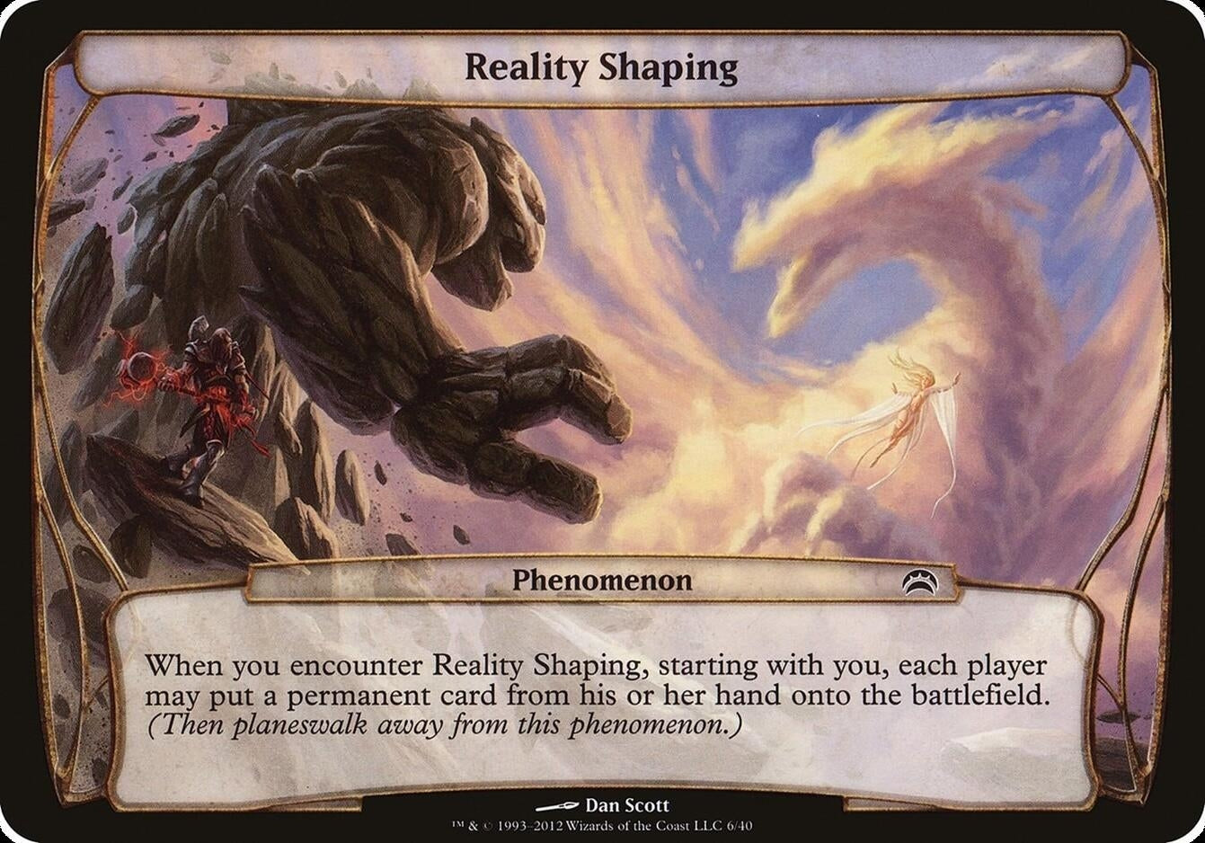 Image for Reality Shaping (Planechase 2012) (Oversize Cards) (6) - Magic: The Gathering