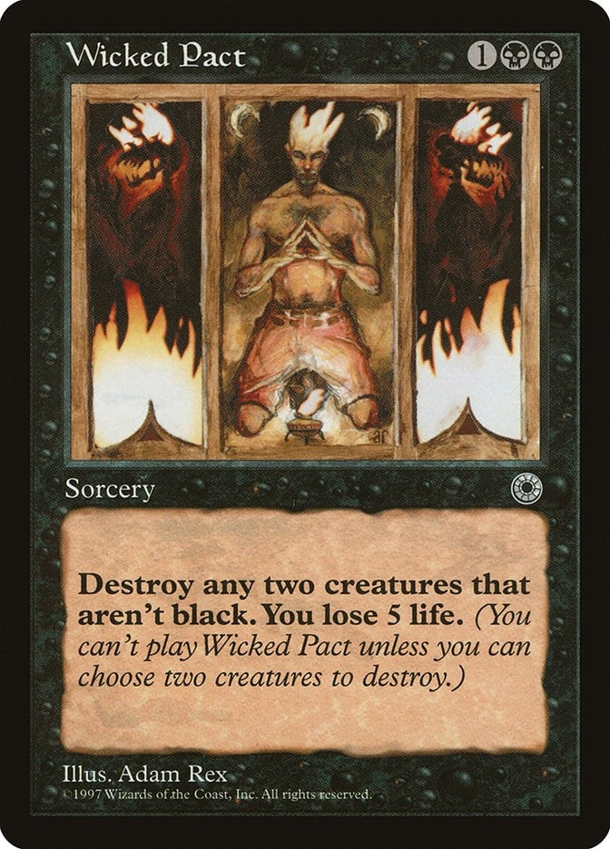 Image for Wicked Pact (Portal) - Magic: The Gathering