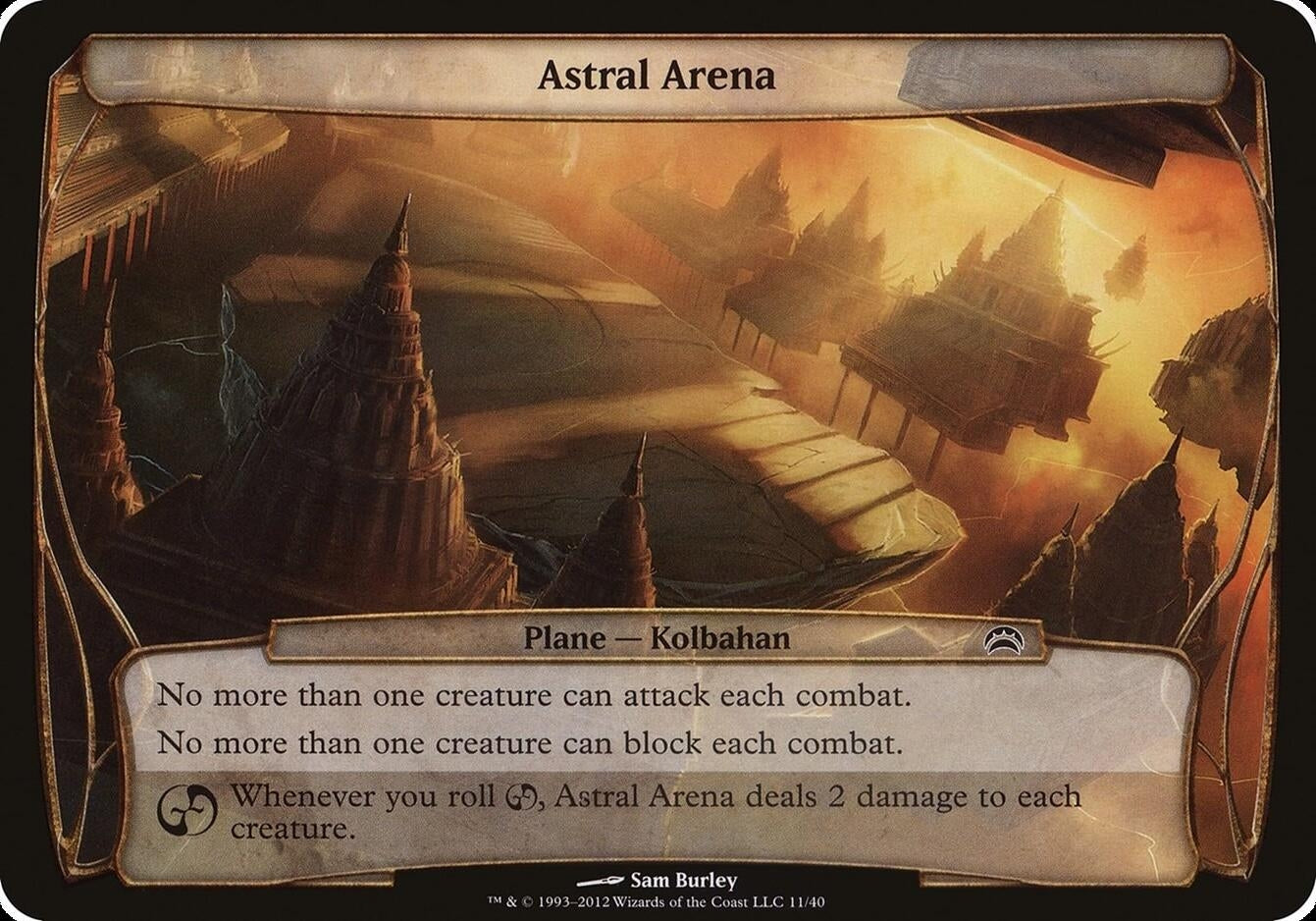 Image for Astral Arena (Planechase 2012) (Oversize Cards) (11) - Magic: The Gathering