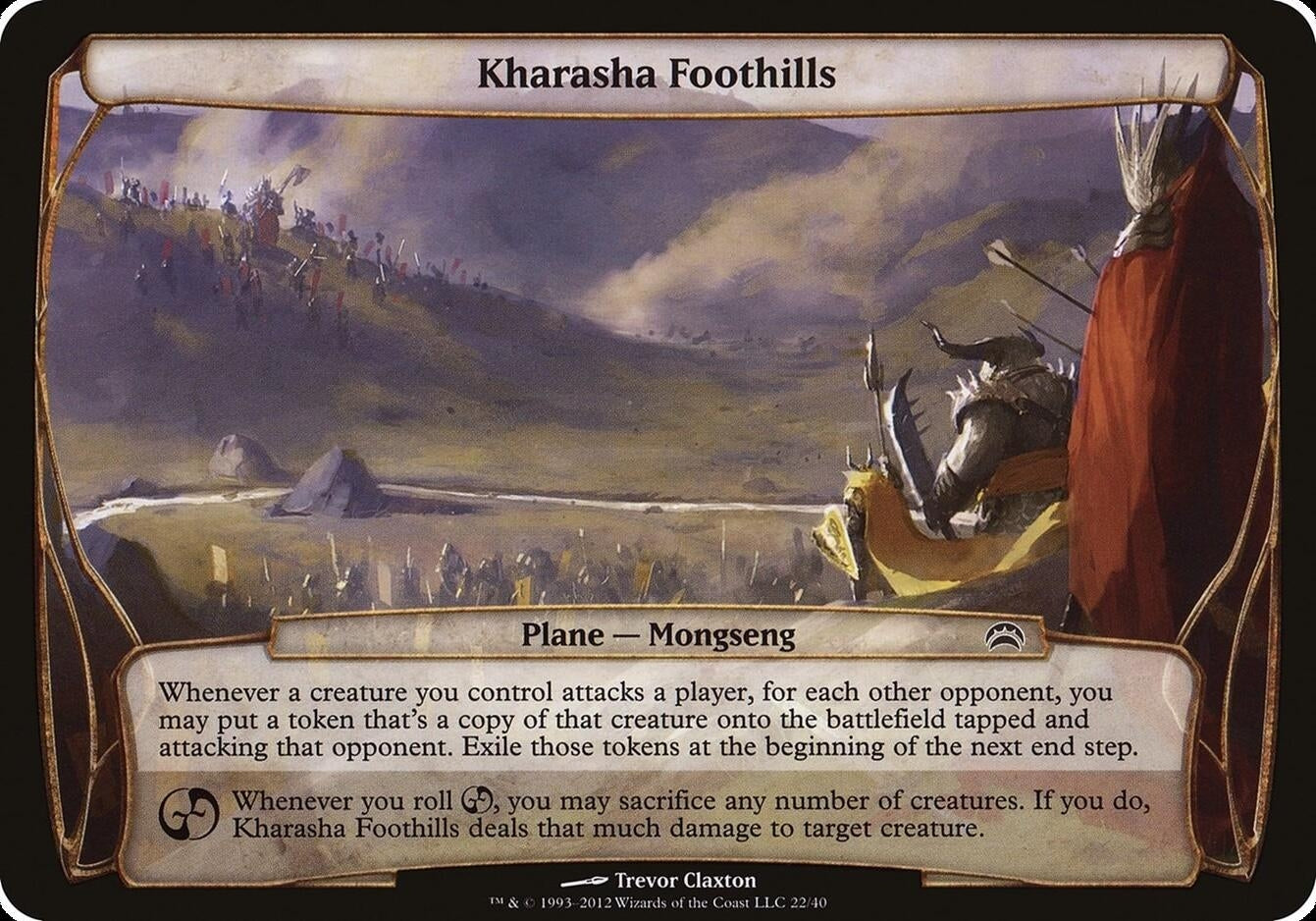 Image for Kharasha Foothills (Planechase 2012) (Oversize Cards) (22) - Magic: The Gathering