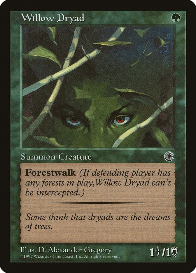 Image for Willow Dryad (Portal) - Magic: The Gathering