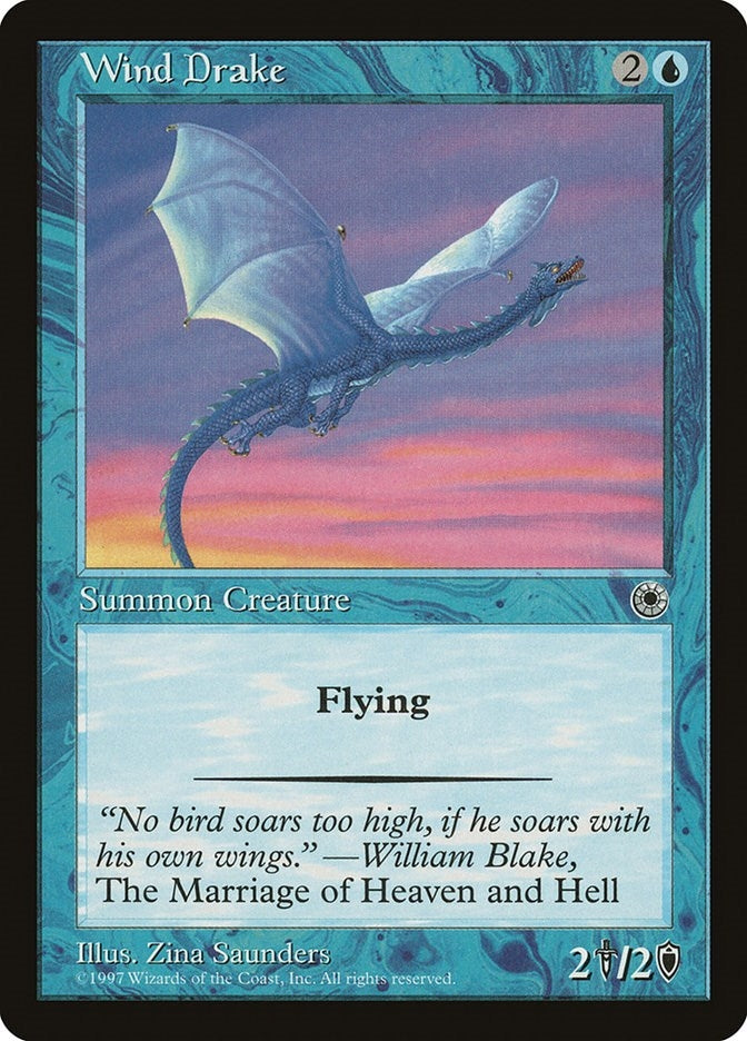Image for Wind Drake (Portal) - Magic: The Gathering