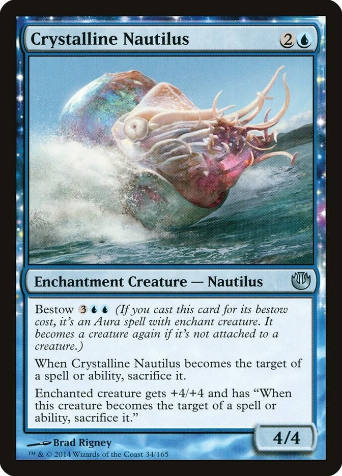 Image for Crystalline Nautilus (Journey Into Nyx) (34) - Magic: The Gathering