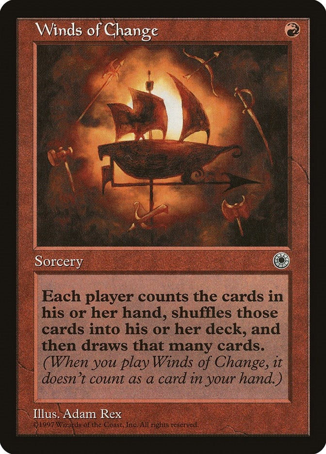 Image for Winds of Change (Portal) - Magic: The Gathering