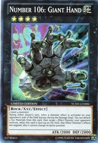 Image for Number 106: Giant Hand (Yu-Gi-Oh! Championship Series Prize Cards) (YCSW-EN006) - YuGiOh