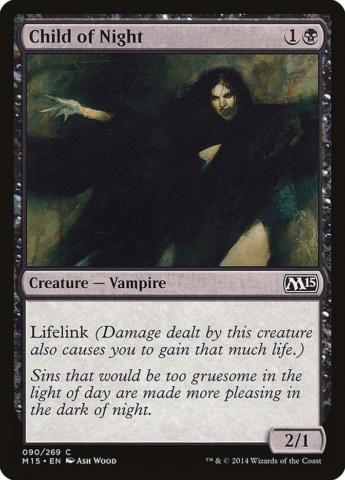 Image for Child of Night (Magic 2015 (M15)) (90) - Magic: The Gathering
