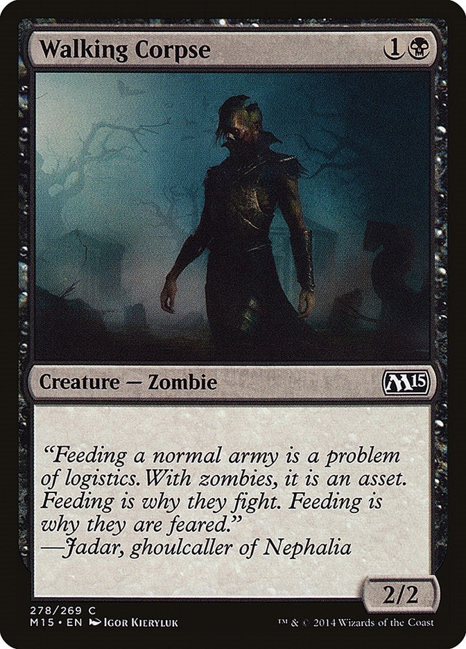 Image for Walking Corpse (Magic 2015 (M15)) (278) - Magic: The Gathering