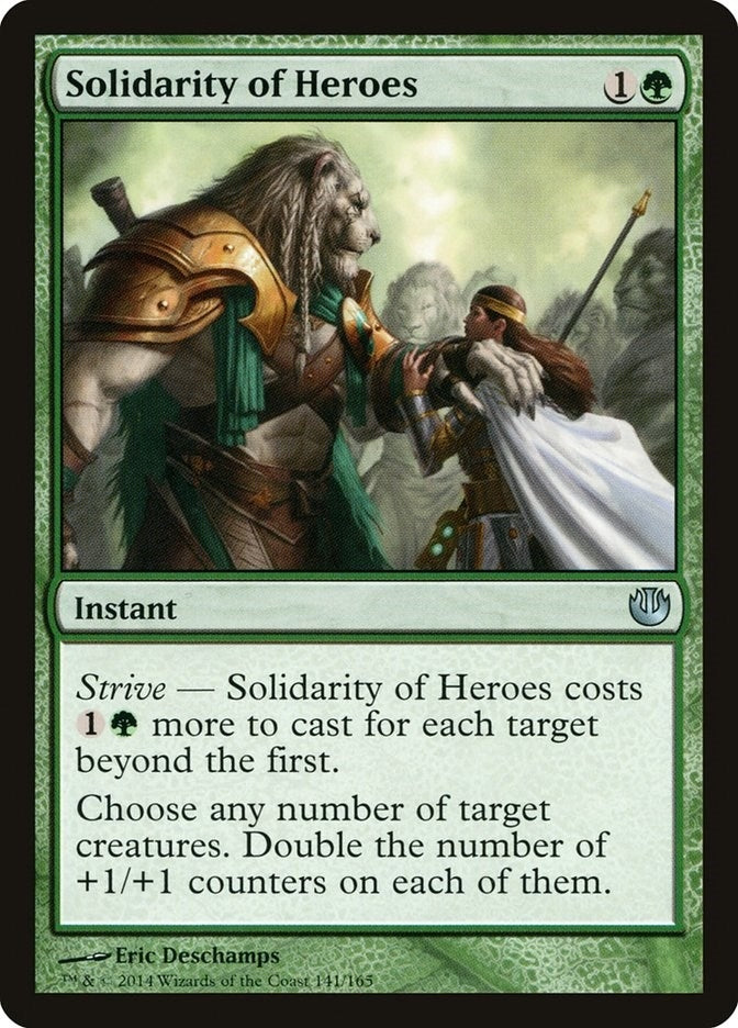 Image for Solidarity of Heroes (Journey Into Nyx) (141) - Magic: The Gathering