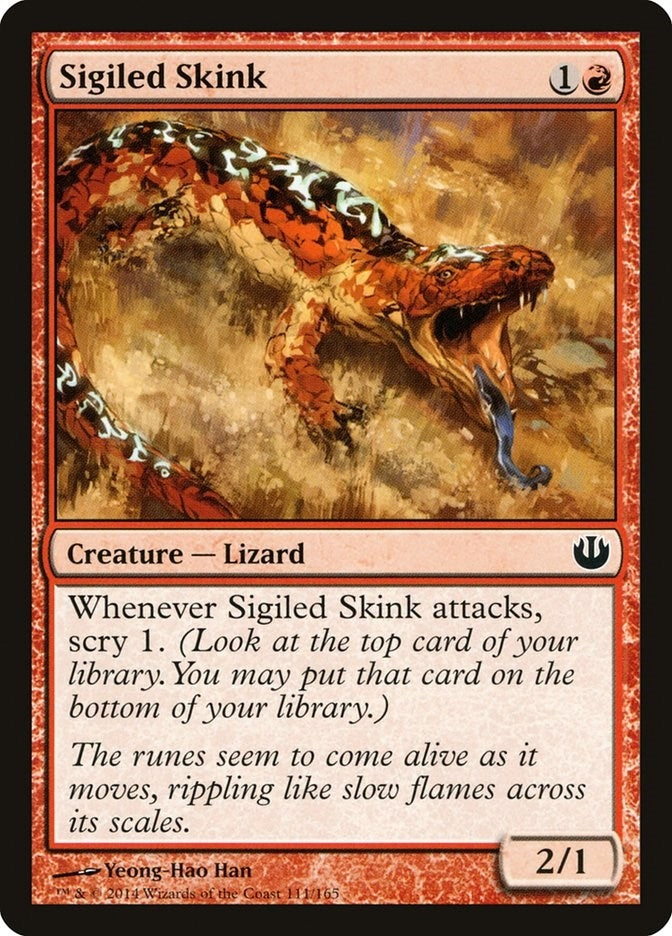 Image for Sigiled Skink (Journey Into Nyx) (111) - Magic: The Gathering