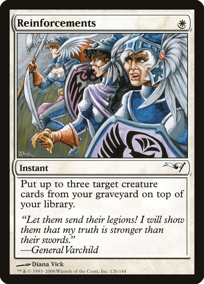 Image for Reinforcements (Version 2) (Coldsnap Theme Deck Reprints) (12b) - Magic: The Gathering