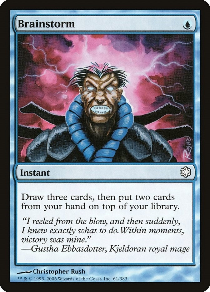 Image for Brainstorm (Coldsnap Theme Deck Reprints) (61) - Magic: The Gathering