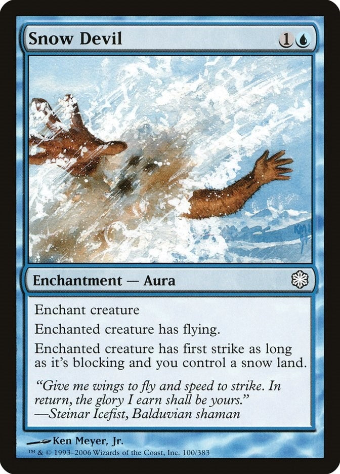 Image for Snow Devil (Coldsnap Theme Deck Reprints) (100) - Magic: The Gathering