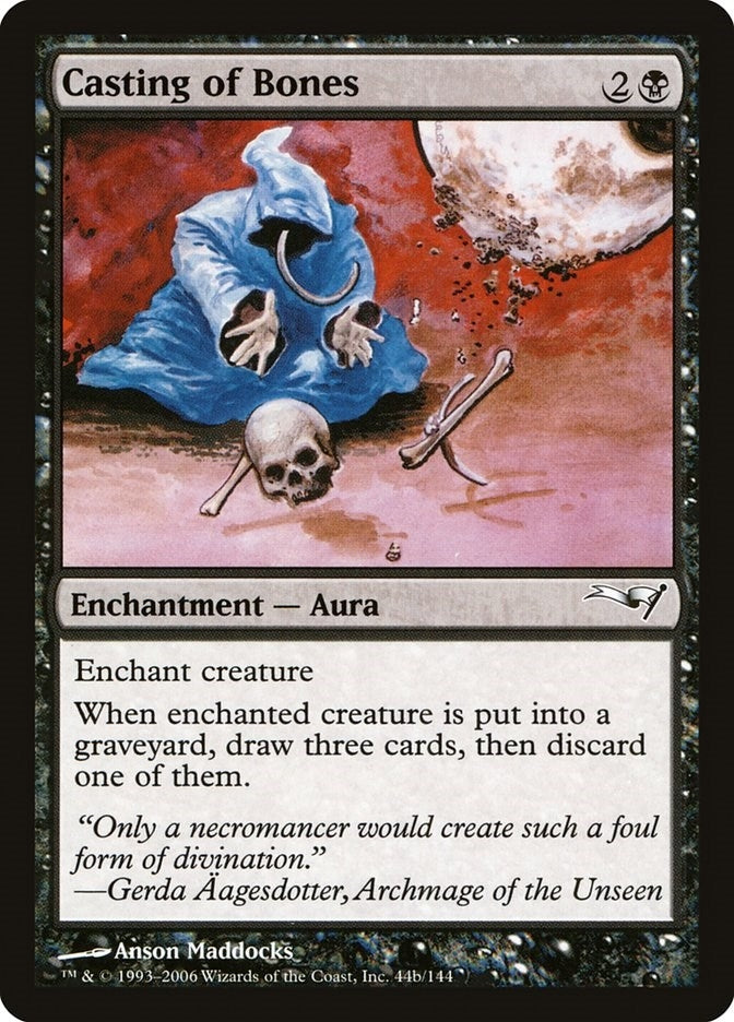 Image for Casting of Bones (Coldsnap Theme Deck Reprints) (44b) - Magic: The Gathering