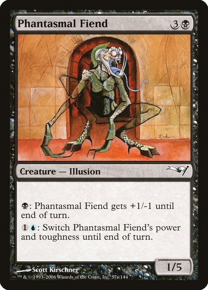 Image for Phantasmal Fiend (Coldsnap Theme Deck Reprints) (57a) - Magic: The Gathering