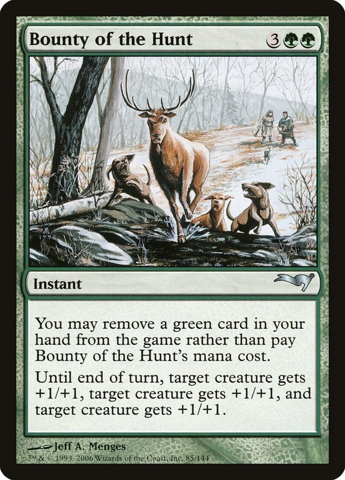 Image for Bounty of the Hunt (Coldsnap Theme Deck Reprints) (85) - Magic: The Gathering