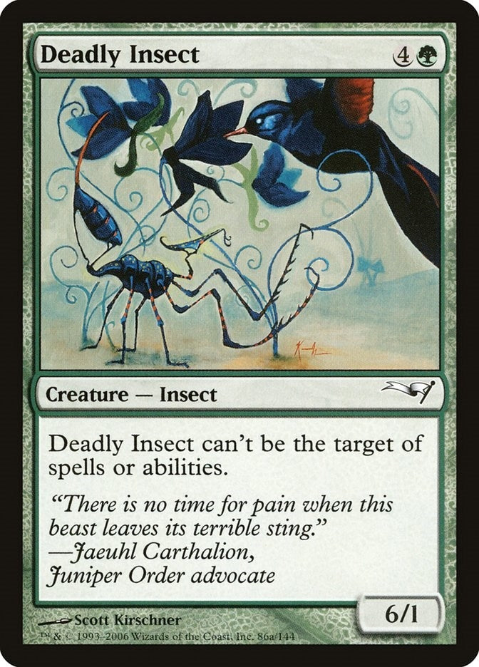 Image for Deadly Insect (Coldsnap Theme Deck Reprints) (65) - Magic: The Gathering
