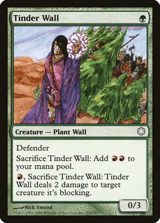Image for Tinder Wall (Coldsnap Theme Deck Reprints) (270) - Magic: The Gathering