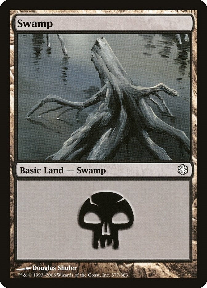 Image for Swamp (377) (Coldsnap Theme Deck Reprints) (377) - Magic: The Gathering