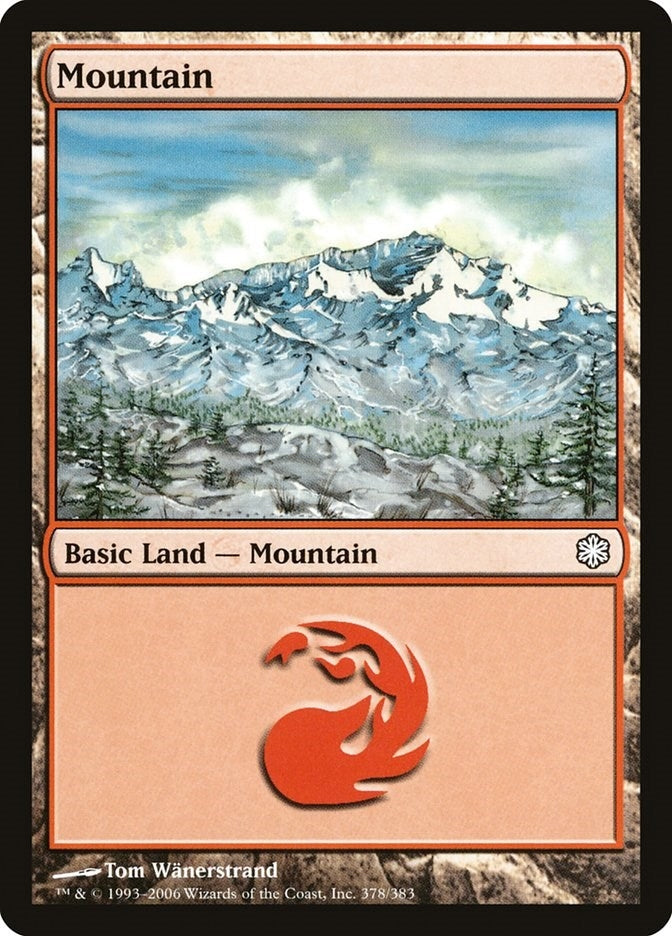 Image for Mountain (378) (Coldsnap Theme Deck Reprints) (378) - Magic: The Gathering