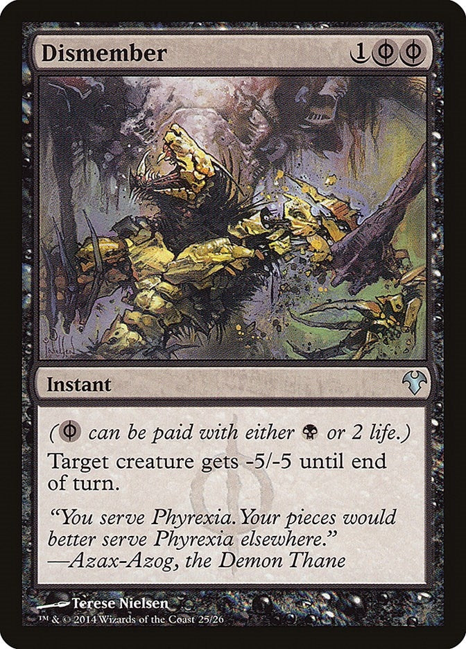 Image for Dismember (Magic Modern Event Deck) (25) - Magic: The Gathering