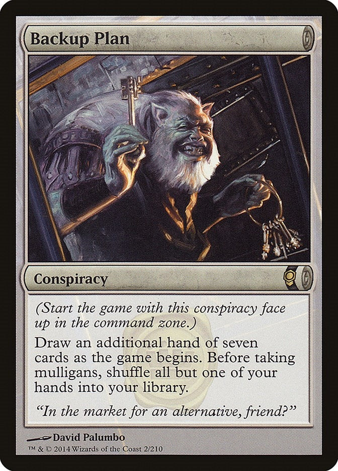 Image for Backup Plan (Conspiracy) (2) - Magic: The Gathering