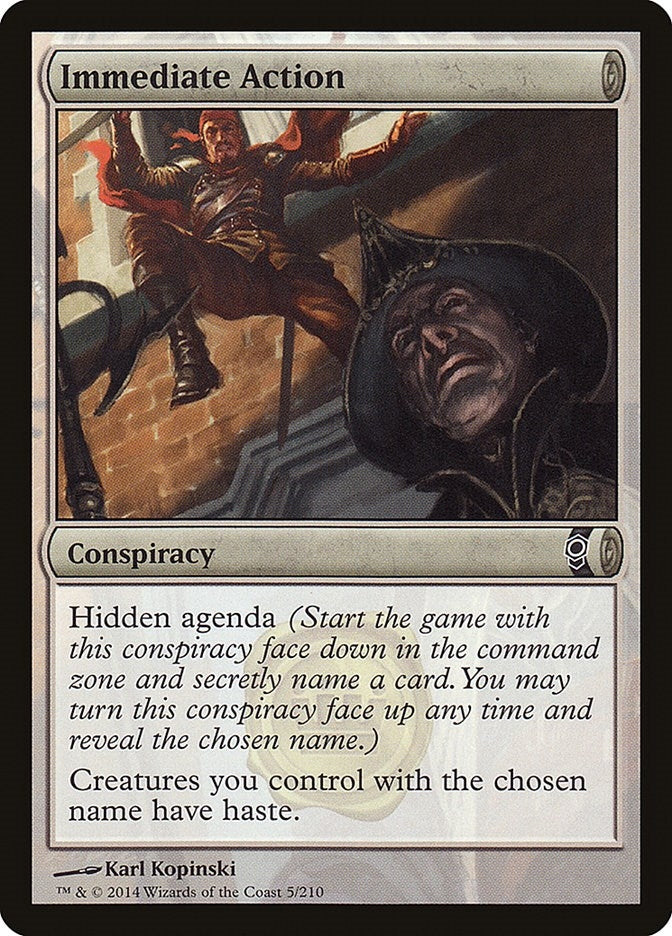 Image for Immediate Action (Conspiracy) (5) - Magic: The Gathering